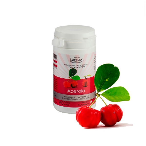 Ацерола – природний вітамін С (Acerola) 60 табл. Вівасан