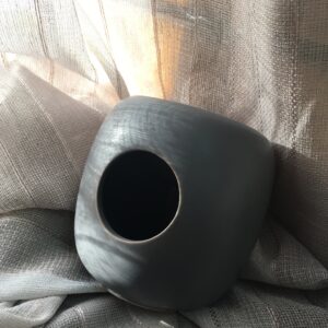 Сіра керамічна аромалампа – Атмосфера